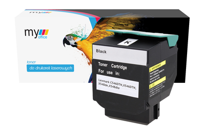 Zamiennik tonera Lexmark C546U1KG BK marki My Office