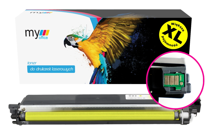 TN-248 XL CMYK do Brother Komplet tonerów marki My Office wydajność XL