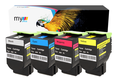 Komplet Zamienników tonerów Lexmark CS310 CMYK marki My Office 