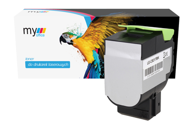 Komplet tonerów CS317 CMYK do Lexmark certyfikowane zamienniki marki My Office