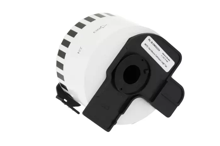 Zamiennik taśmy na rolce Brother DK-N55224 54mm 30,48m czarny/biała