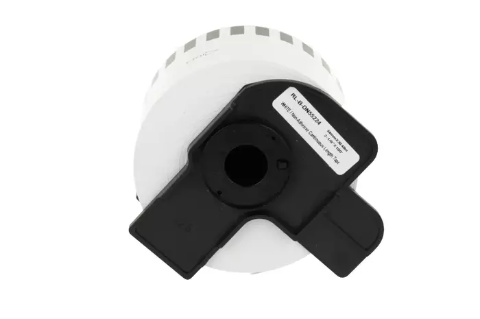 Zamiennik taśmy na rolce Brother DK-N55224 54mm 30,48m czarny/biała