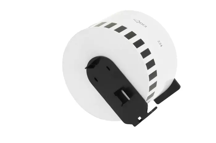 Zamiennik taśmy na rolce Brother DK-N55224 54mm 30,48m czarny/biała