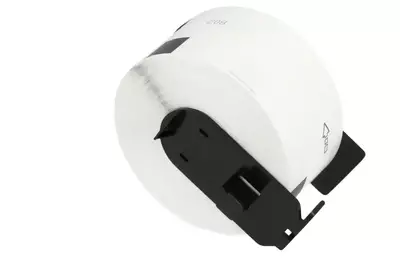 Zamiennik taśmy na rolce Brother QL DK11208 38x90mm biała/czarny